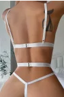 Midnight Provocateur – Dantelli ve Açık Detaylı Lüks Transparan Babydoll