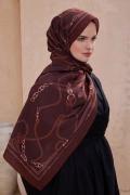 Belli Fresh Modal Şal 5 Zincir Desen - Bordo