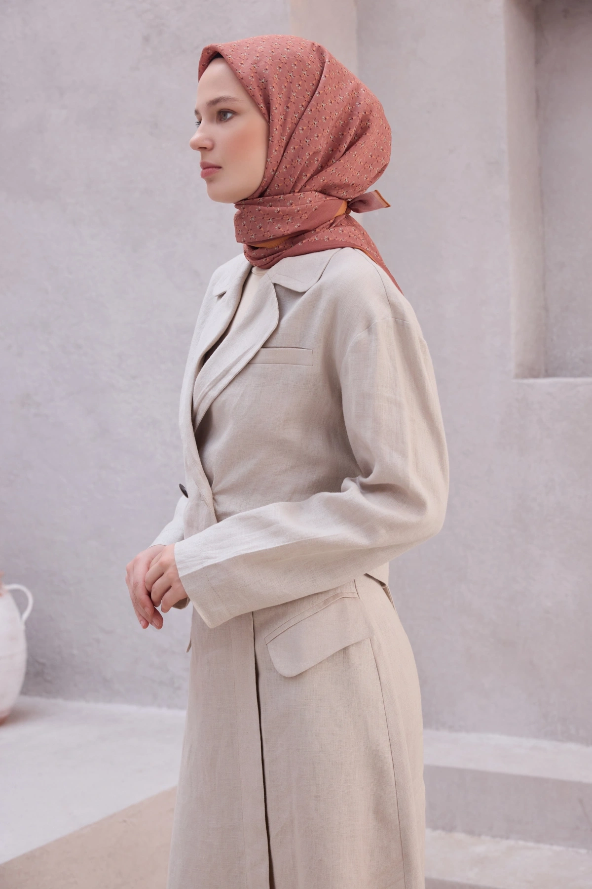 Belli Fresh Modal Eşarp 2103 - Kiremit