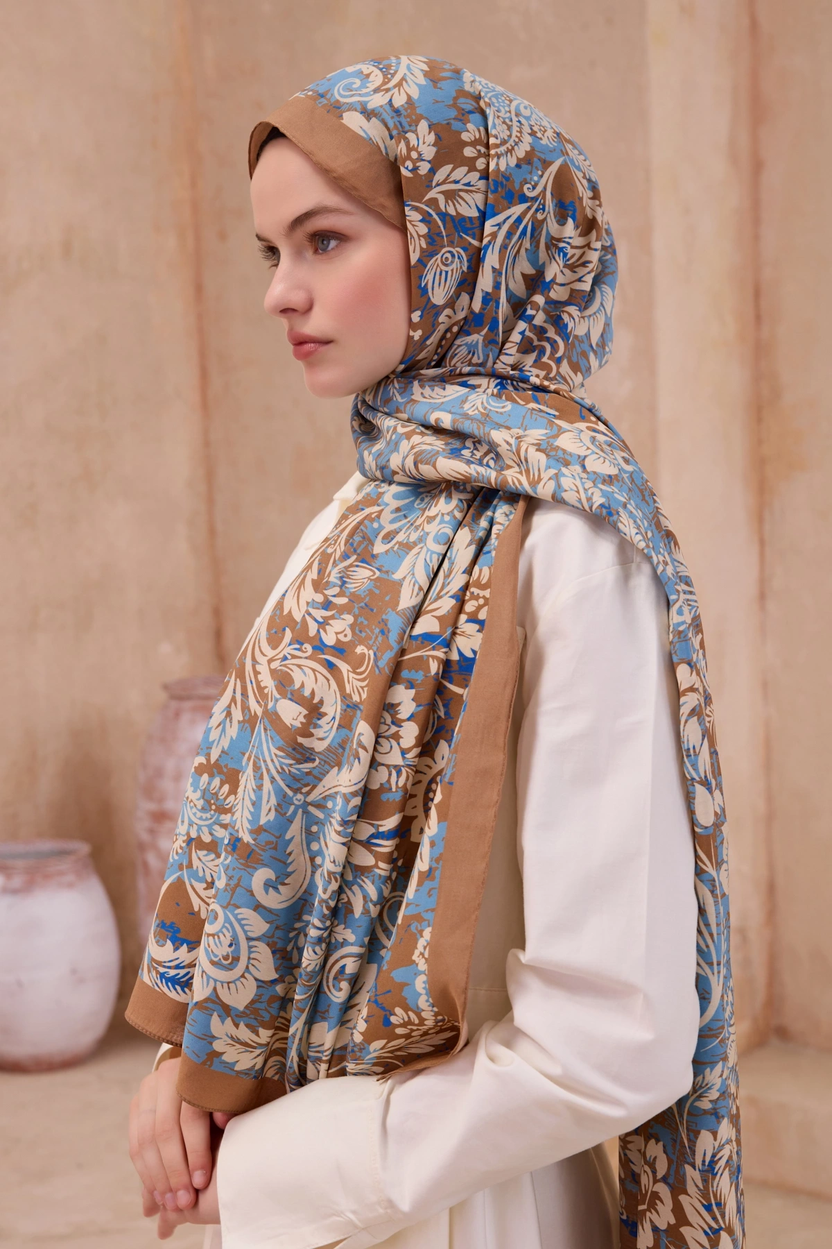 Belli Fresh Modal Şal 4 - Kahve