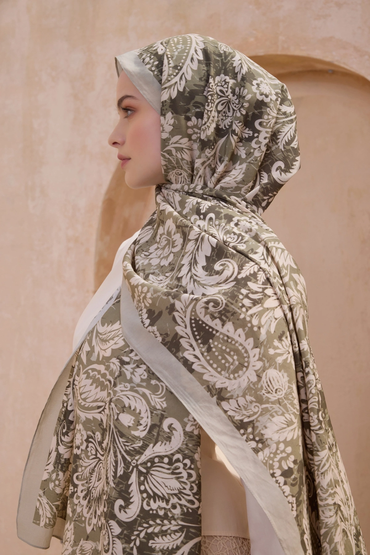 Belli Fresh Modal Şal 4 - Haki