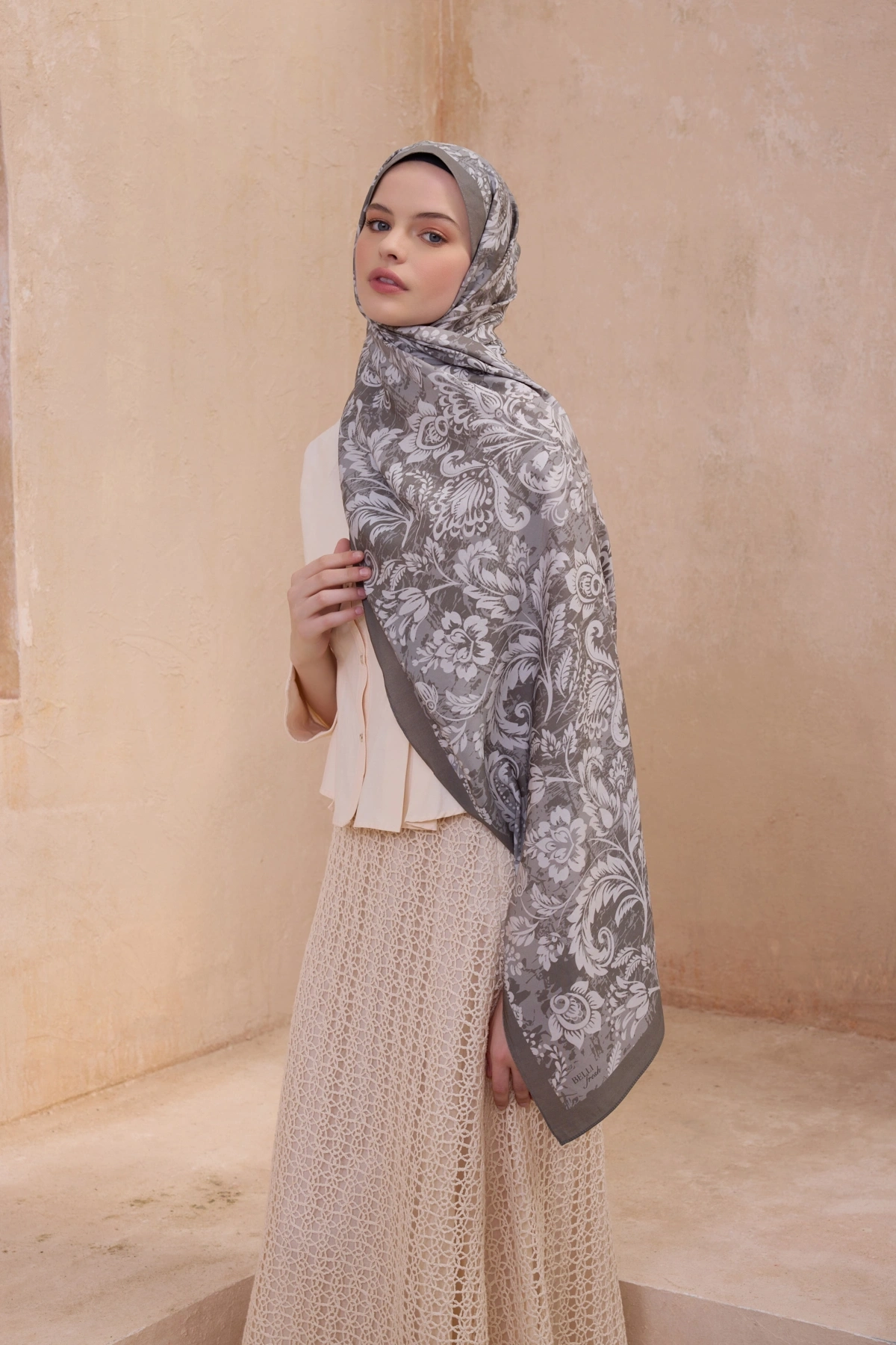 Belli Fresh Modal Şal 4 - Gri