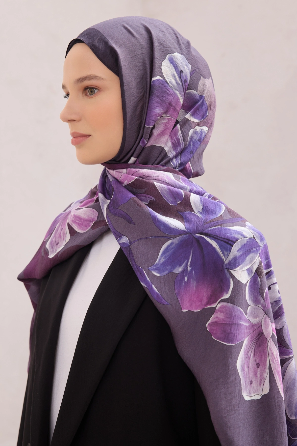 Belli Fresh Lena Viskon Şal - Mor