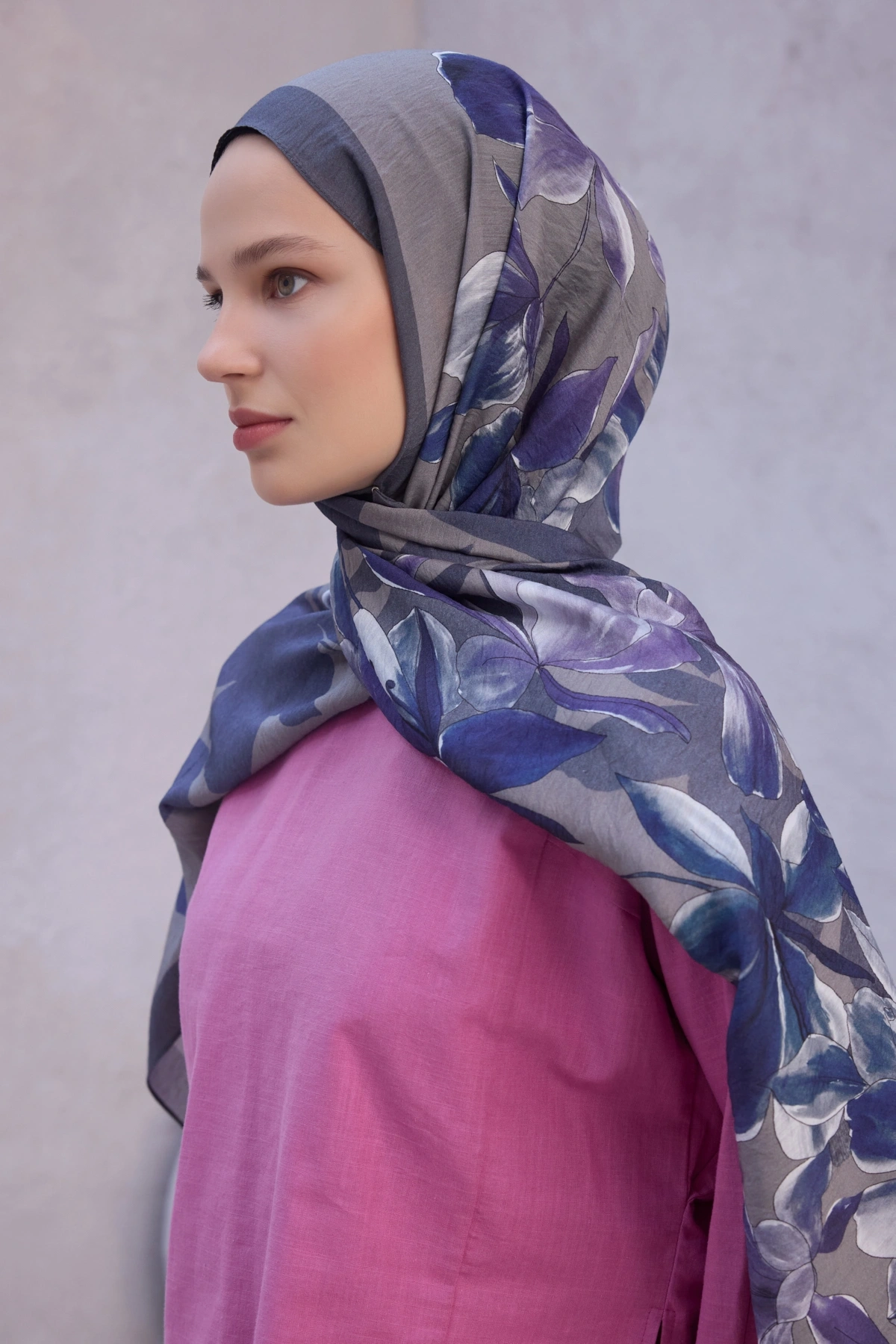 Belli Fresh Lena Viskon Şal - Gri