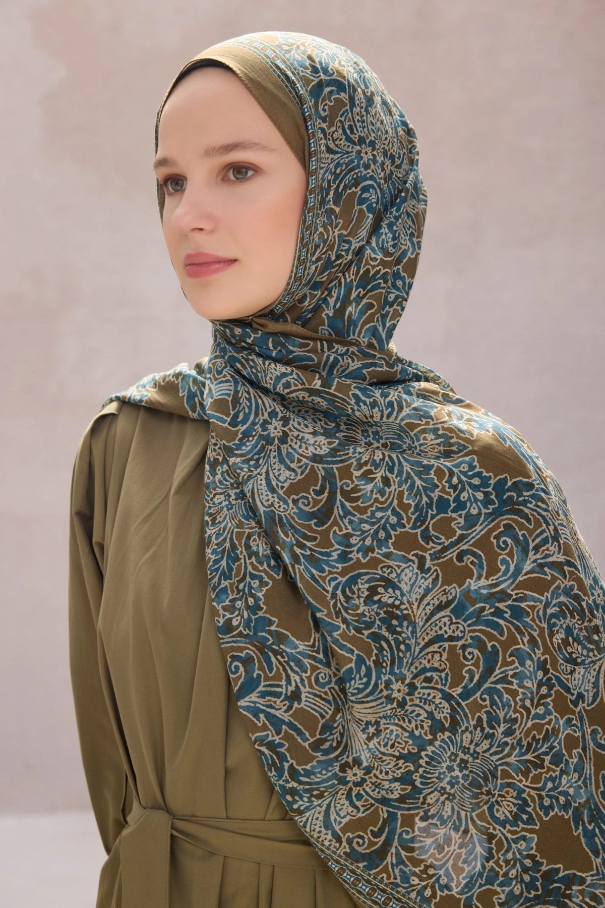 Belli Fresh Sandy Kumaş Şal 1588 - Kahverengi