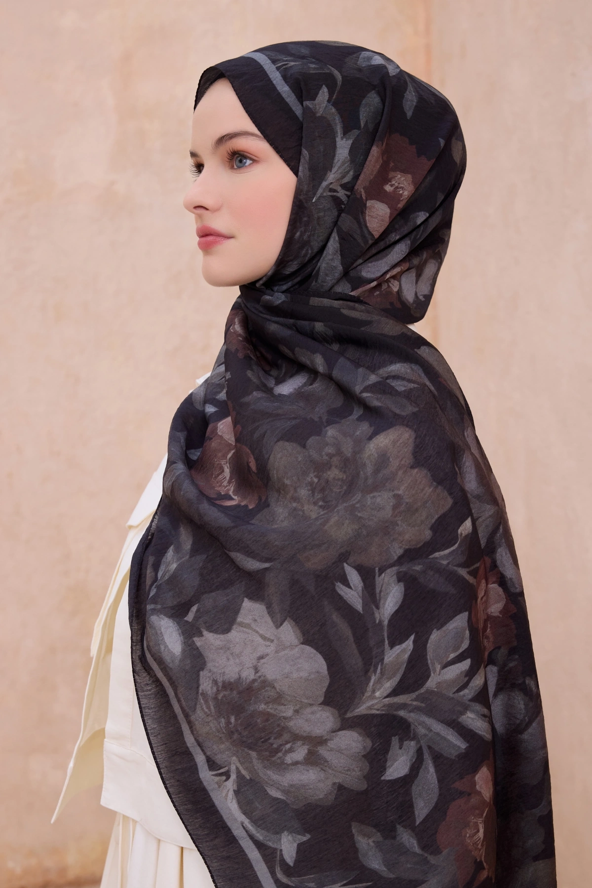 Belli Fresh Modal Kumaş Sanda Şal - Siyah