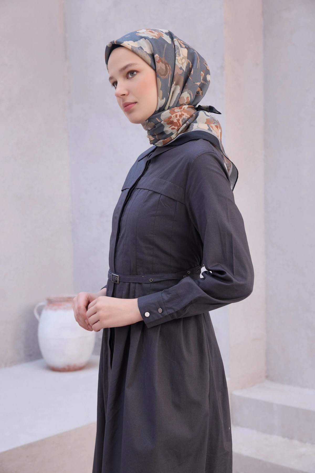 Belli Fresh Modal Eşarp 2101 - Gri