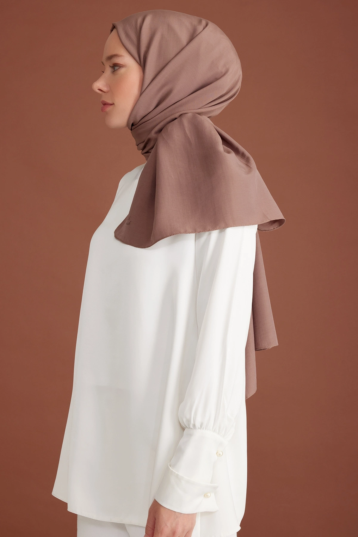 Belli Fresh Tencel Kumaş Floransa Şal - Vizon