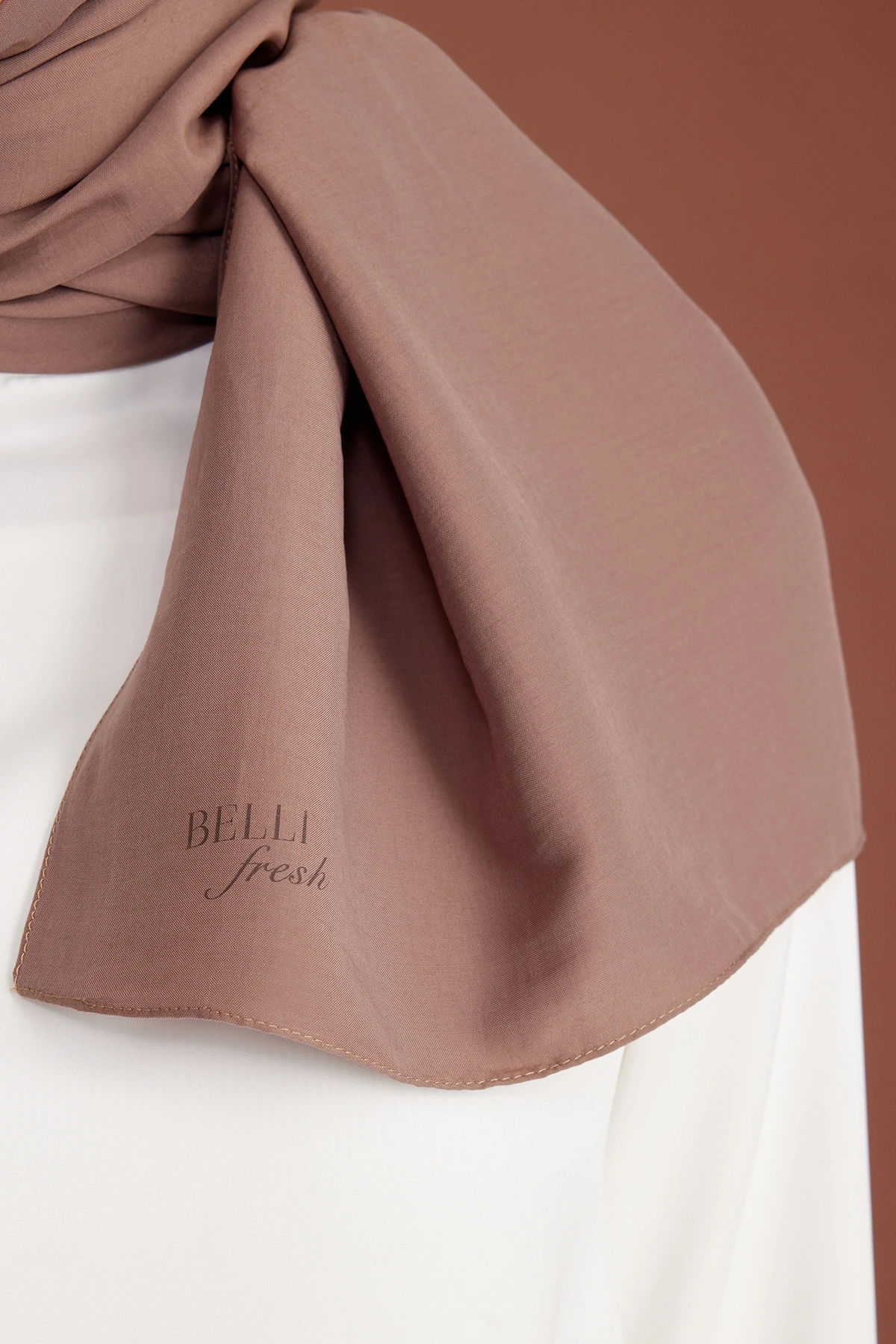 Belli Fresh Tencel Kumaş Floransa Şal - Vizon