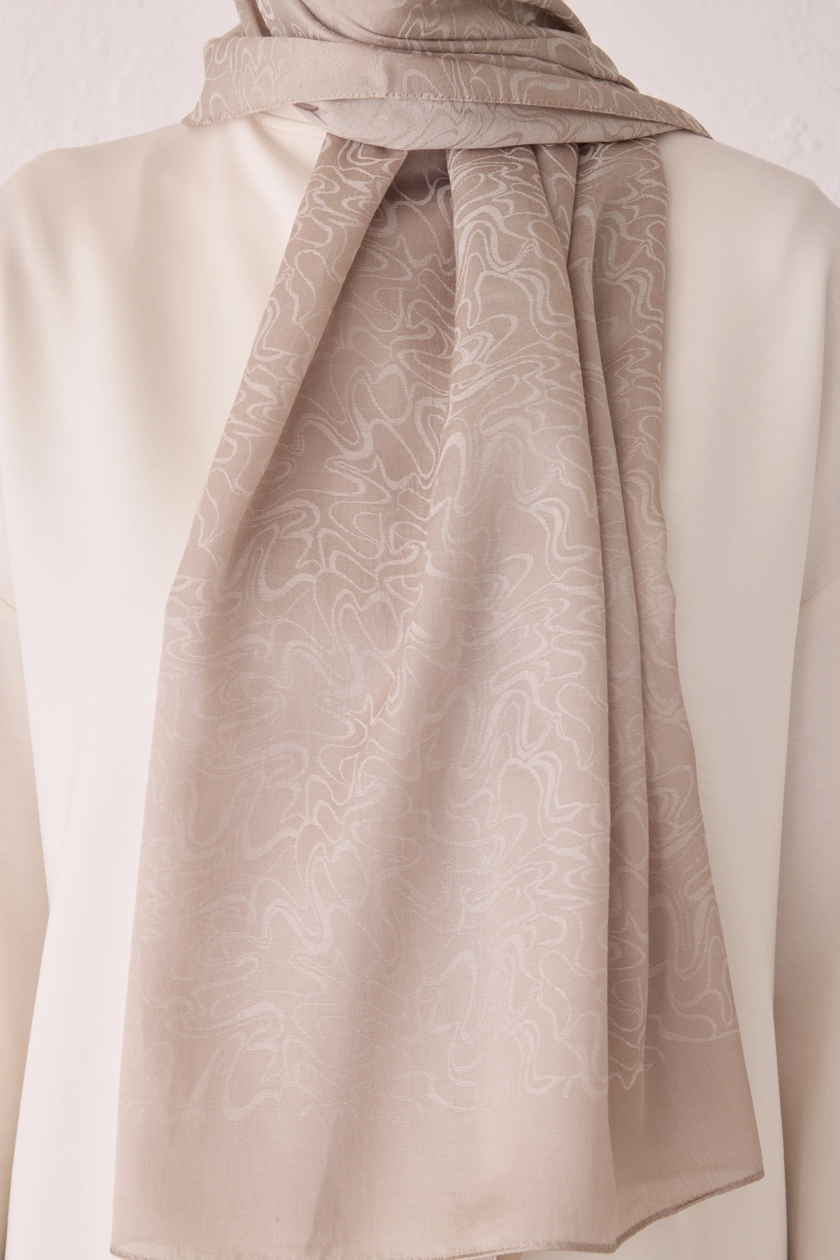 Belli Fresh Pamuk Kumaş Liva Şal - Bej