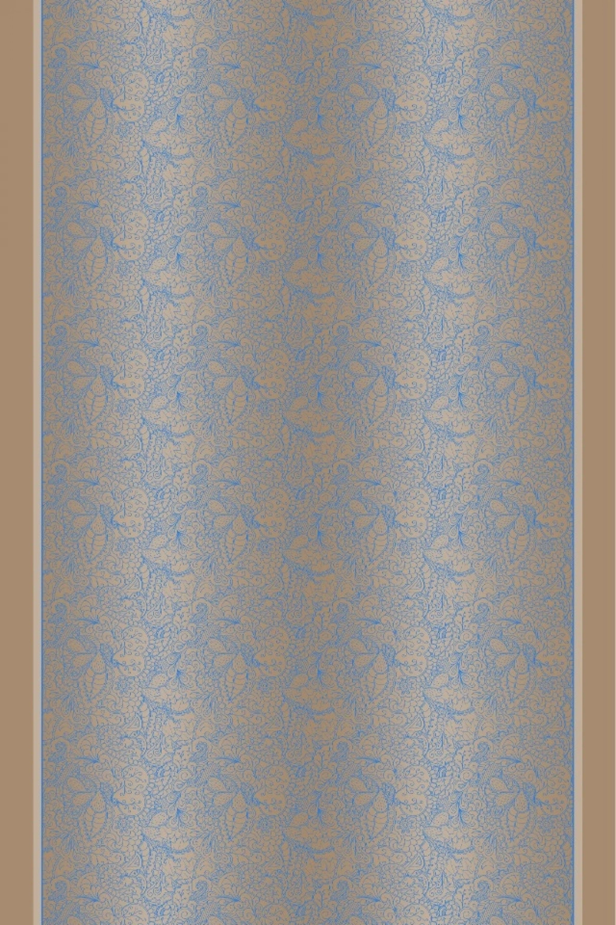 Venedik Desenli Şal Camel - Kaymaz ve Yumuşak Dokulu Şal