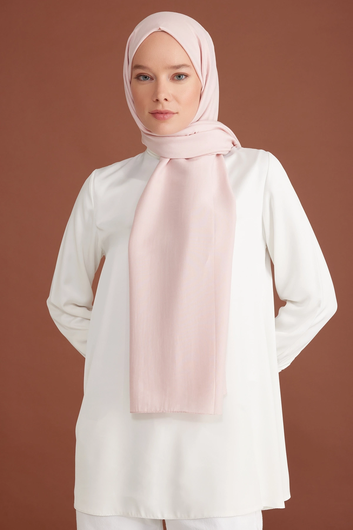 Belli Fresh Tencel Kumaş Floransa Şal - Pudra