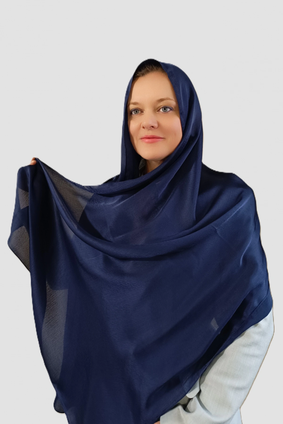 Janjan Şal - Lacivert