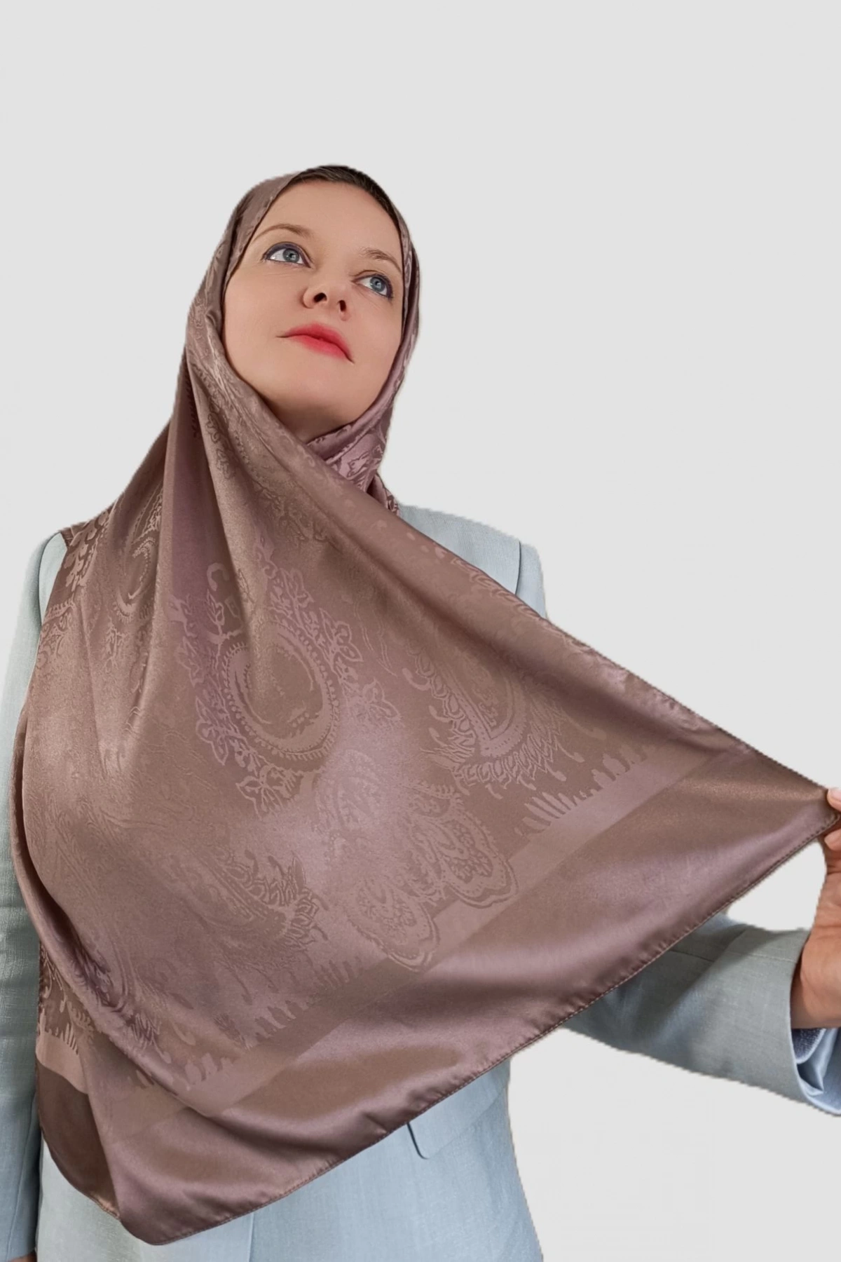 Mila Jakar Şal - Kahverengi