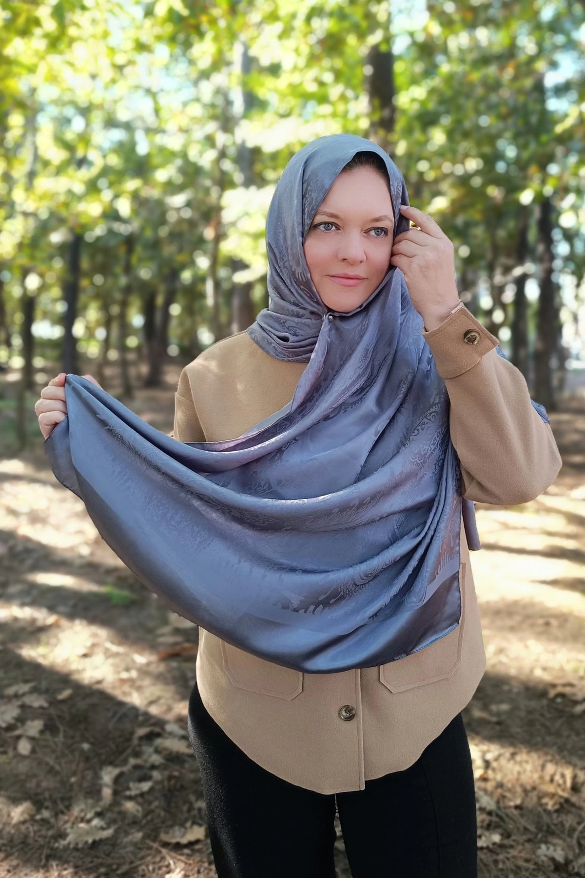 Mila Jakar Şal - Gri