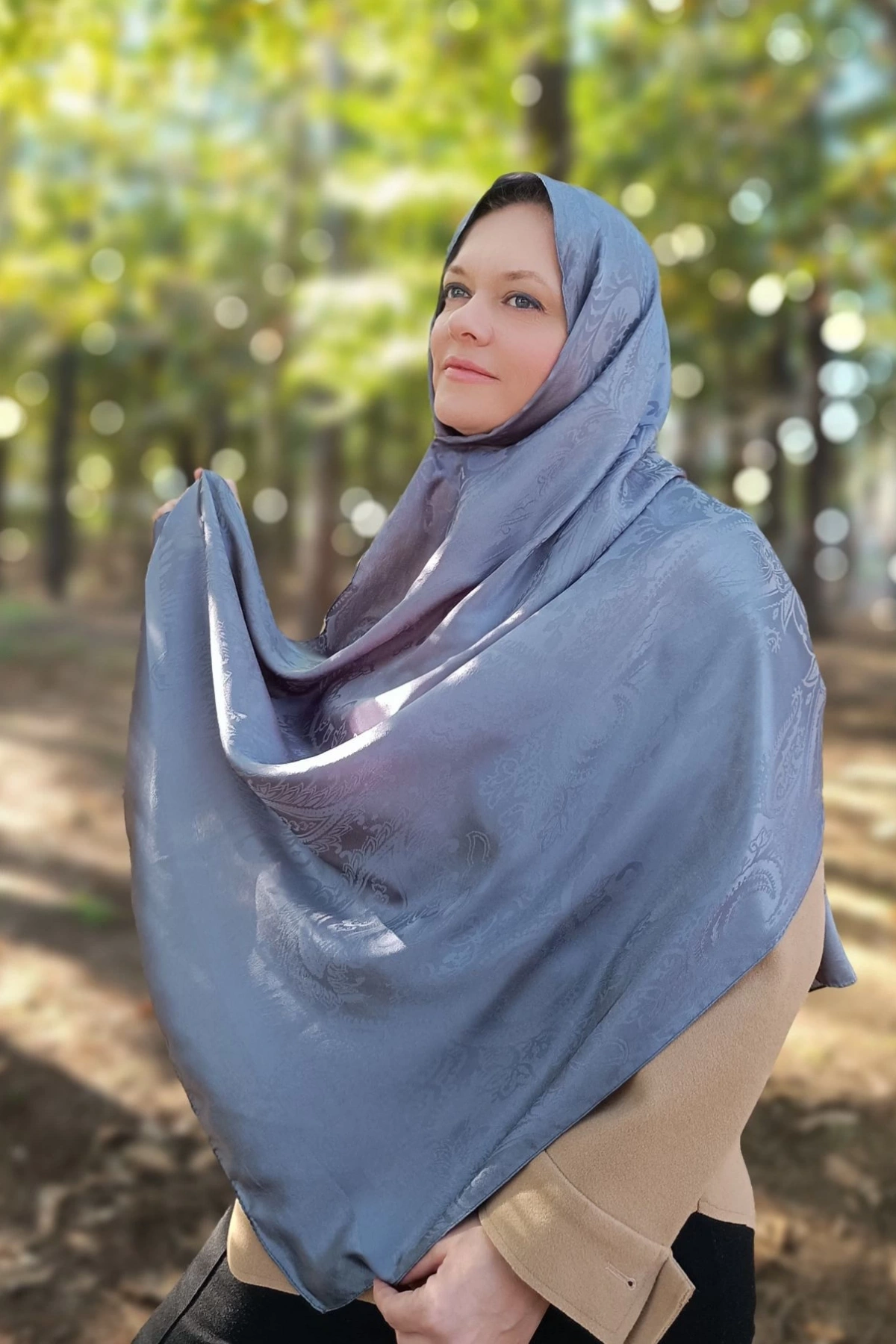 Mila Jakar Şal - Gri