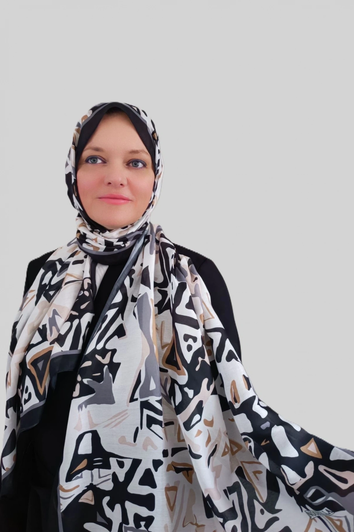 Seren - Geometrik Desen - Siyah