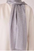 Belli Fresh Pamuk Kumaş Liva Şal - Gümüş