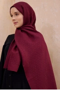 Belli Fresh Pamuk Kumaş Nora Şal - Bordo