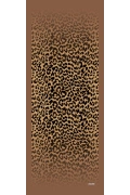 Sahra - Leopar Desen Şal - Kahverengi