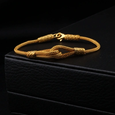 1000 Ayar Altın Kaplama Kazaziye Aşk Yolu Bileklik