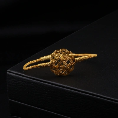 1000 Ayar Kazaziye Gold Kaplama Şems Bileklik