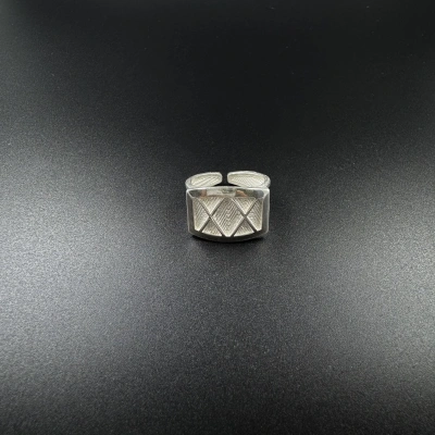 925 Ayar Petek Model Trabzon Hasırı Gümüş Yüzük