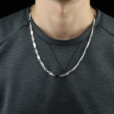 925 Ayar Valter Zincir Erkek Gümüş Kolye