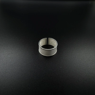 925 Ayar Trabzon Hasırı Gümüş Yüzük