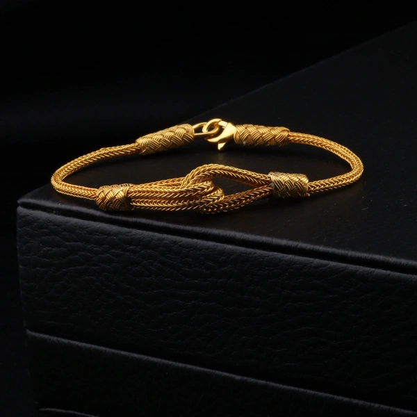 1000 Ayar Altın Kaplama Kazaziye Aşk Yolu Bileklik