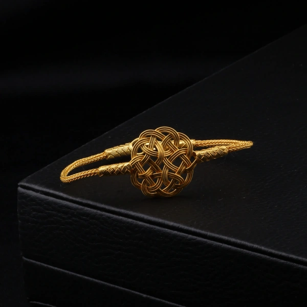 1000 Ayar Kazaziye Gold Kaplama Şems Bileklik