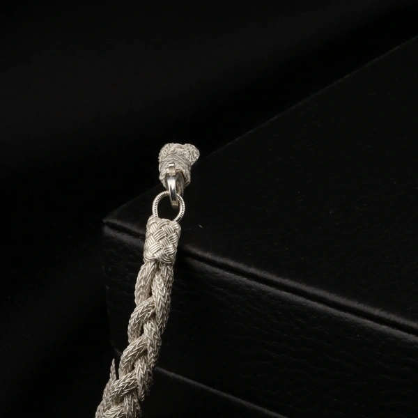 1000 Ayar Unisex Sarma Örgü Kazaziye Bileklik