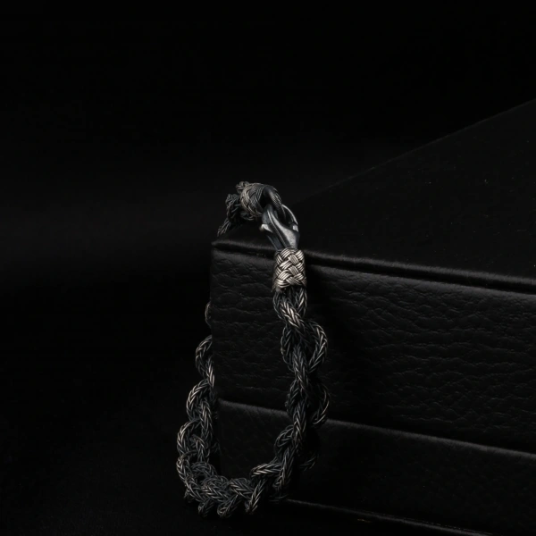 1000 Ayar Unisex Sarma Örgü Kazaziye Bileklik