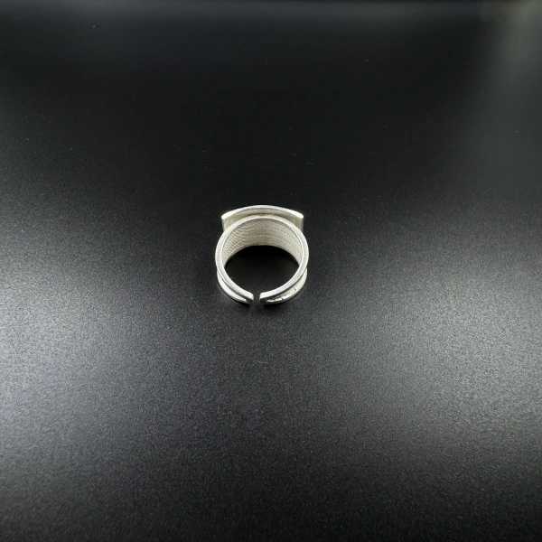 925 Ayar Petek Model Trabzon Hasırı Gümüş Yüzük