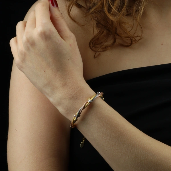 925 Ayar Örgü Hasır Dorika Gümüş Bileklik