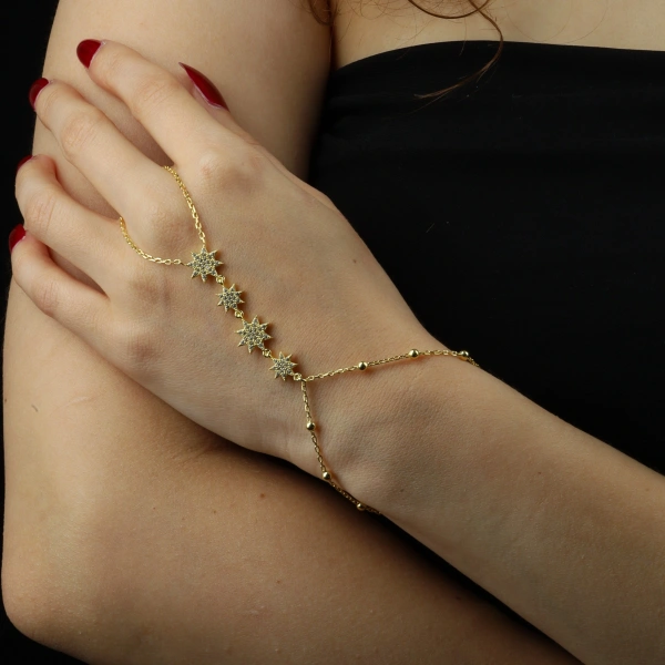 925 Ayar Gümüş Gold Kutup Yıldızı Şahmeran