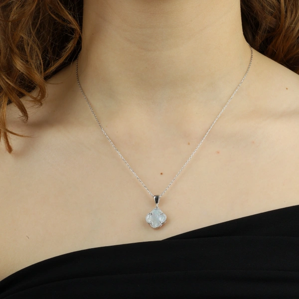 925 Ayar Gümüş Yonca Set