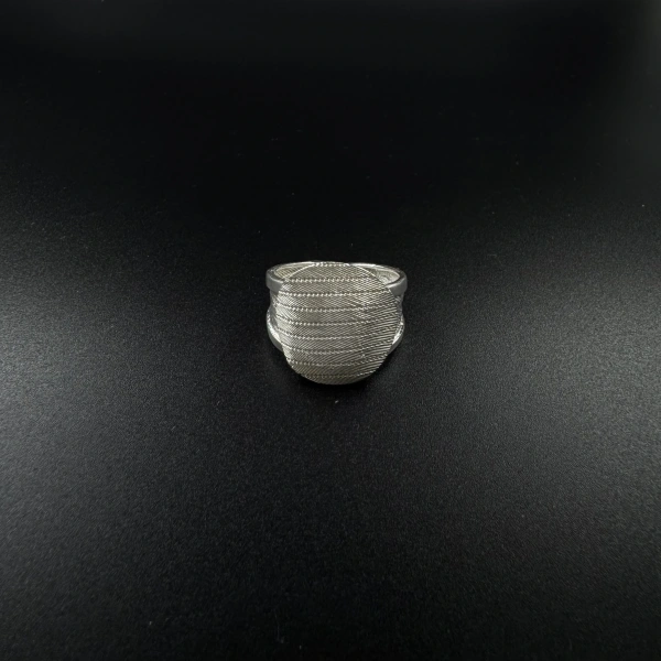 925 Ayar Hasır Model Trabzon Hasırı Gümüş Yüzük