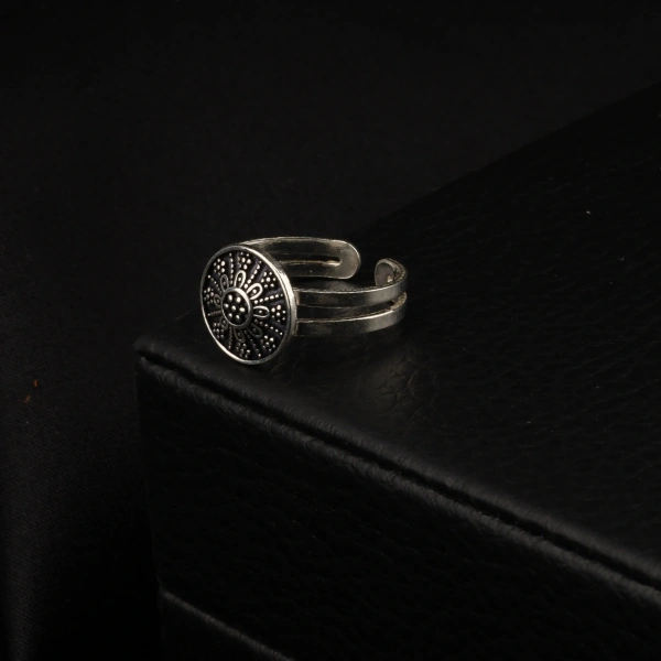 925 Ayar Mardin Hasırı Gümüş Yüzük