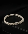 1000 Ayar Unisex Sarma Örgü Kazaziye Bileklik