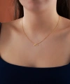 14 Ayar Altın Lotus Çiçeği Kolye