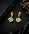 925 Ayar Gold Kaplama Yonca Set