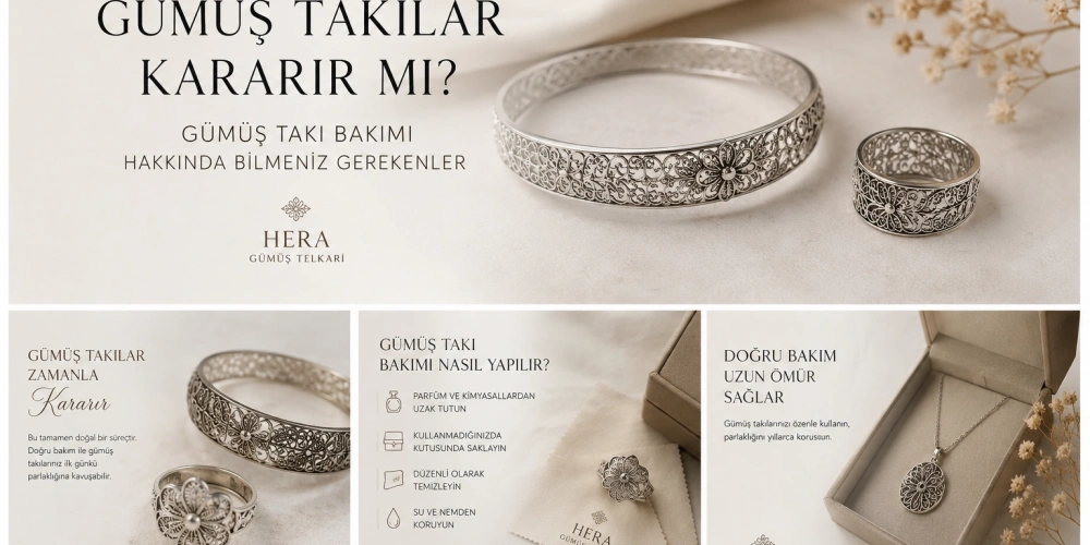 Gümüş Takılar Kararır mı? Gümüş Takı Bakımı Hakkında Bilmeniz Gerekenler