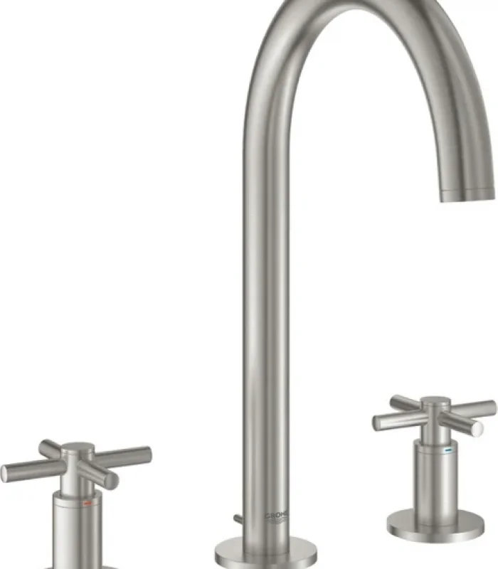 Atrio 3 Delikli Lavabo Bataryası 1/2 M-Boyut SuperSteel