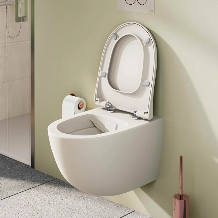 Vitra Sento Rim-ex Asma Klozet Ve Slim Klozet Kapağı Bej