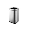 Bocchi Çöp Kovası Kare Çemberli 9 Lt Paslanmaz Çelik Krom