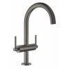 Grohe Atrio Tek Delikli Lavabo Bataryası 1/2 L-Boyut Brushed Hard Graphite
