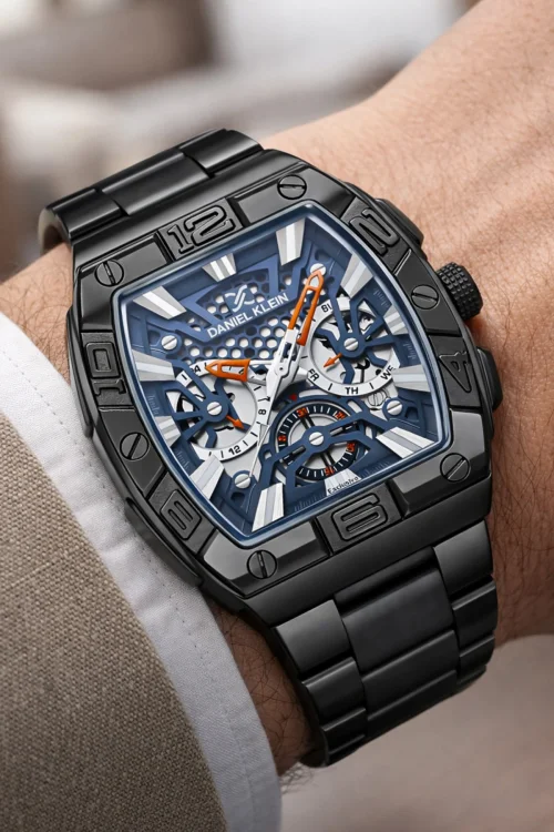 Daniel Klein Exclusive Çelik Kordon&Kasa Erkek Kol Saati Bileklik Hediyeli Füme zmdk1217