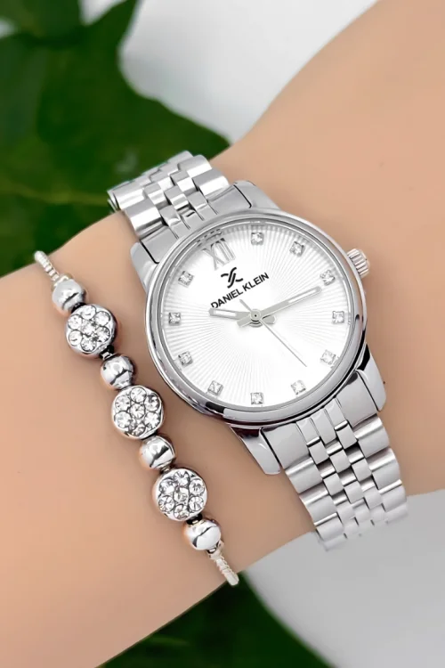 Daniel Klein Çelik Kordon Kadın Kol Saati 3 Atm Suya Dayanıklı Gümüş zmdk1184