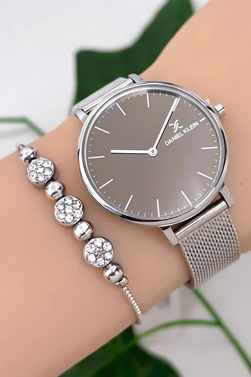 Daniel Klein Çelik Kordon Kadın Kol Saati 3 Atm Suya Dayanıklı Gümüş zmdk1189